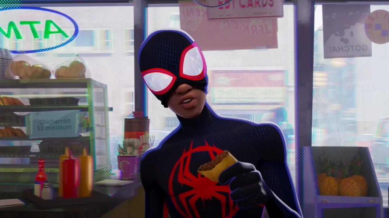 Miles Morales w aktorskiej wersji? Producentka Spider-Mana o przyszłości bohatera, źródło grafiki: Spider-Man: Poprzez multiwersum; Joaquim Dos Santos, Kemp Powers i Justin K. Thompson; Sony Pictures Releasing; 2023.
