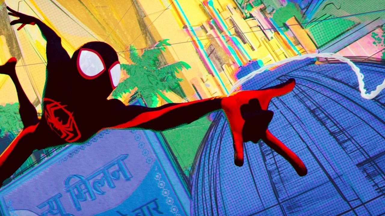 Spider-Man: Across the Spider-Verse - czy jest scena po napisach?, źródło grafiki: Spider-Man: Poprzez multiwersum; Joaquim Dos Dantos, Kemp Powers, Justin Thompson; Sony; 2023.