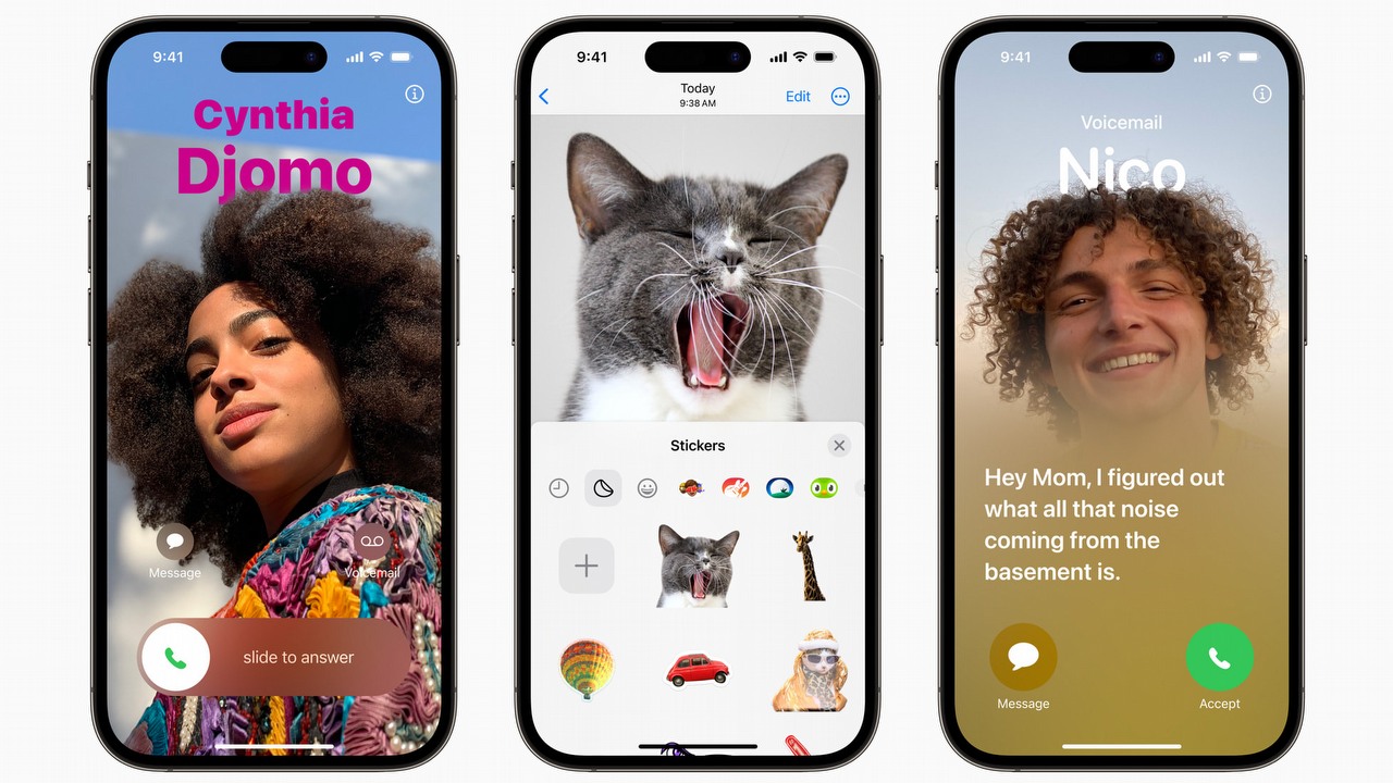 Apple prezentuje nowe funkcje w iOS 17 podczas WWDC 2023, źródło grafiki: Apple.