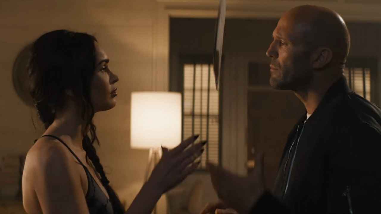 Megan Fox dokopała Jasonowi Stathamowi w zwiastunie Expendables 4, źródło grafiki: Expend4bles; reż. Scott Waugh; Lionsgate; 2023.