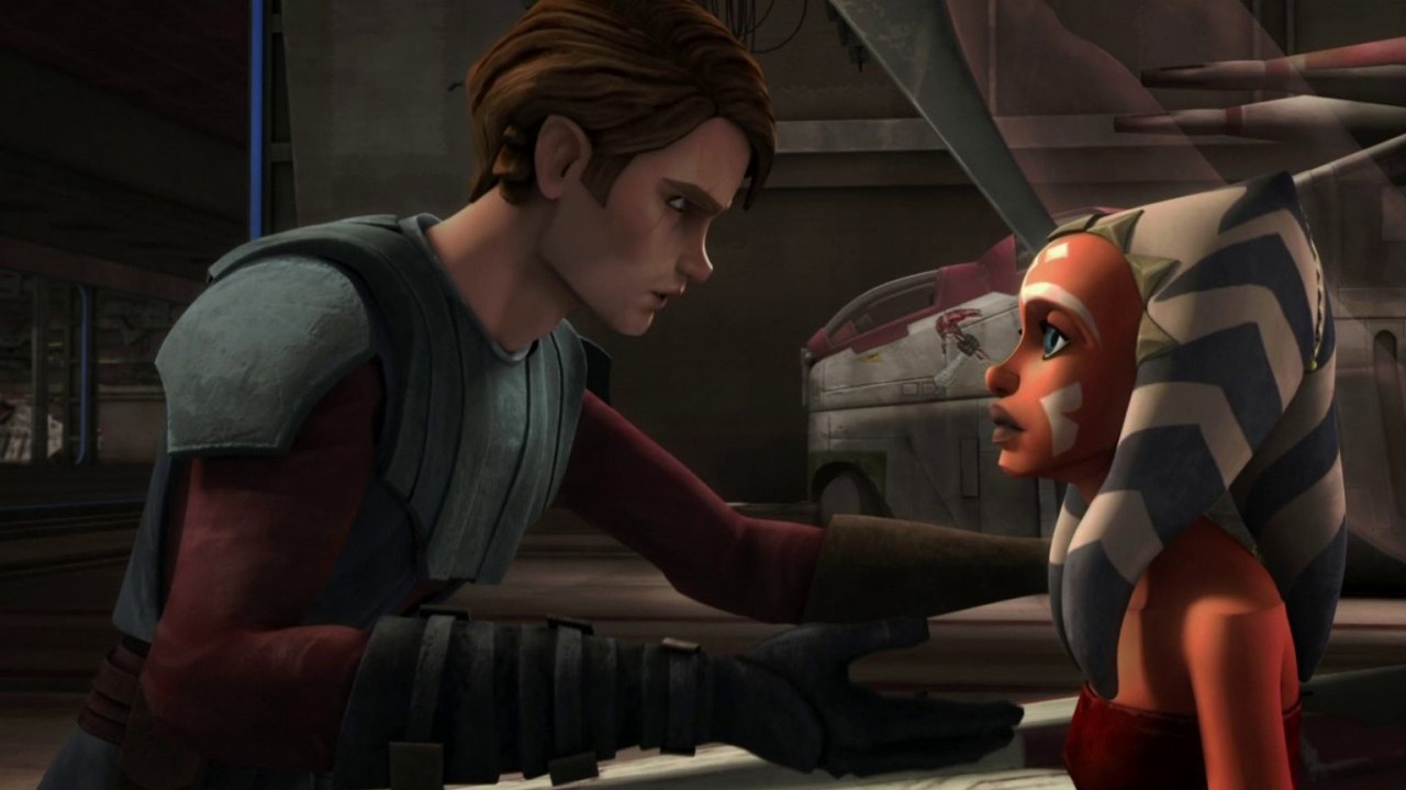 Oto powód, czemu George Lucas chciał Ahsokę w Gwiezdnych wojnach: Wojnach klonów, źródło grafiki: Gwiezdne wojny: Wojny klonów; Dave Filoni; Cartoon Network; 2008.