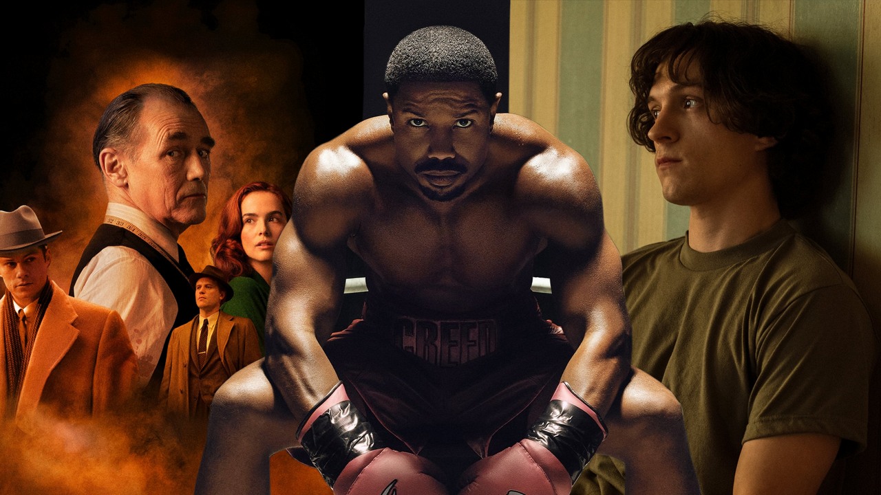 Co obejrzeć na Prime Video, Apple TV Plus i SkyShowtime w weekend 9-11 czerwca 2023 roku, źródło grafiki: Skrytka, Graham Moore, Universal Pictures, 2022 / Creed III, Michael B. Jordan, Metro-Goldwyn-Mayer, 2023 / W tłumie, Akiva Goldsman, Apple TV+, 2023.