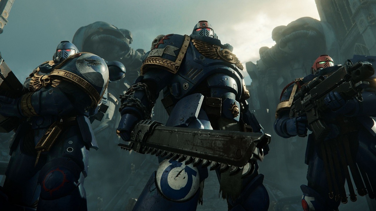 Nowy materiał z Warhammer 40K: Space Marine 2, jest brutalnie i mocarnie, źródło grafiki: Focus Entertainment.