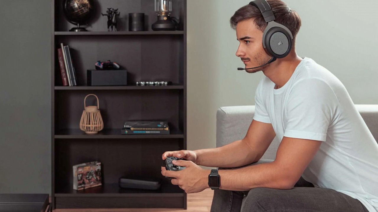 Te słuchawki gamingowe z Dolby Atmos dorwiesz teraz za 199 zł! Limitowana promocja w RTV Euro AGD, źródło grafiki: Corsair; materiały promocyjne.