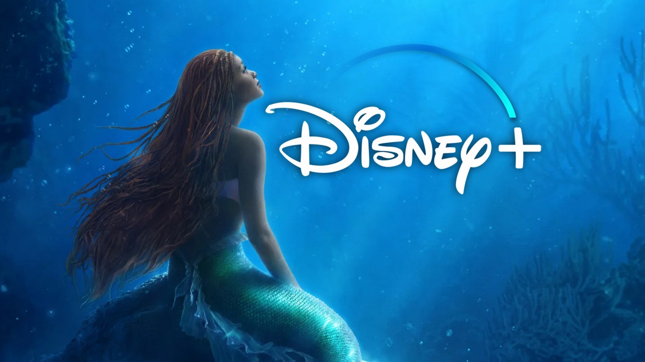 Kiedy Mała syrenka będzie na Disney Plus?, źródło grafiki: Mała syrenka, Rob Marshall, Disney, 2023; Disney Plus.