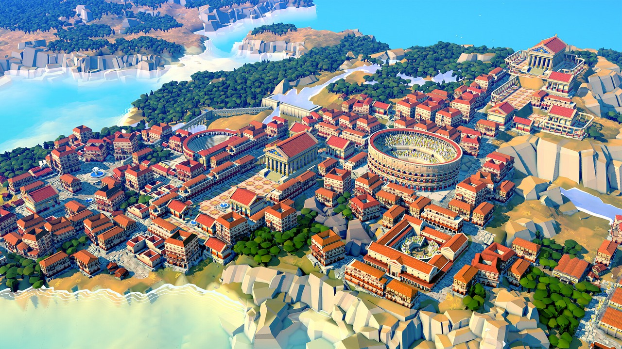 Nova Roma to antyczny city builder twórców Kingdoms and Castles, źródło grafiki: Lion Shield.