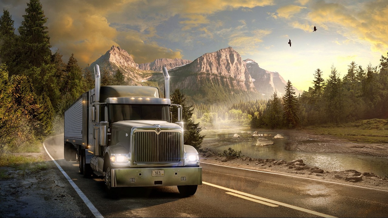 ATS ma 96% pozytywnych recenzji na Steam; jest tak realistyczny, że prawdziwa firma szuka w nim kierowców, źródło grafiki: SCS Software.