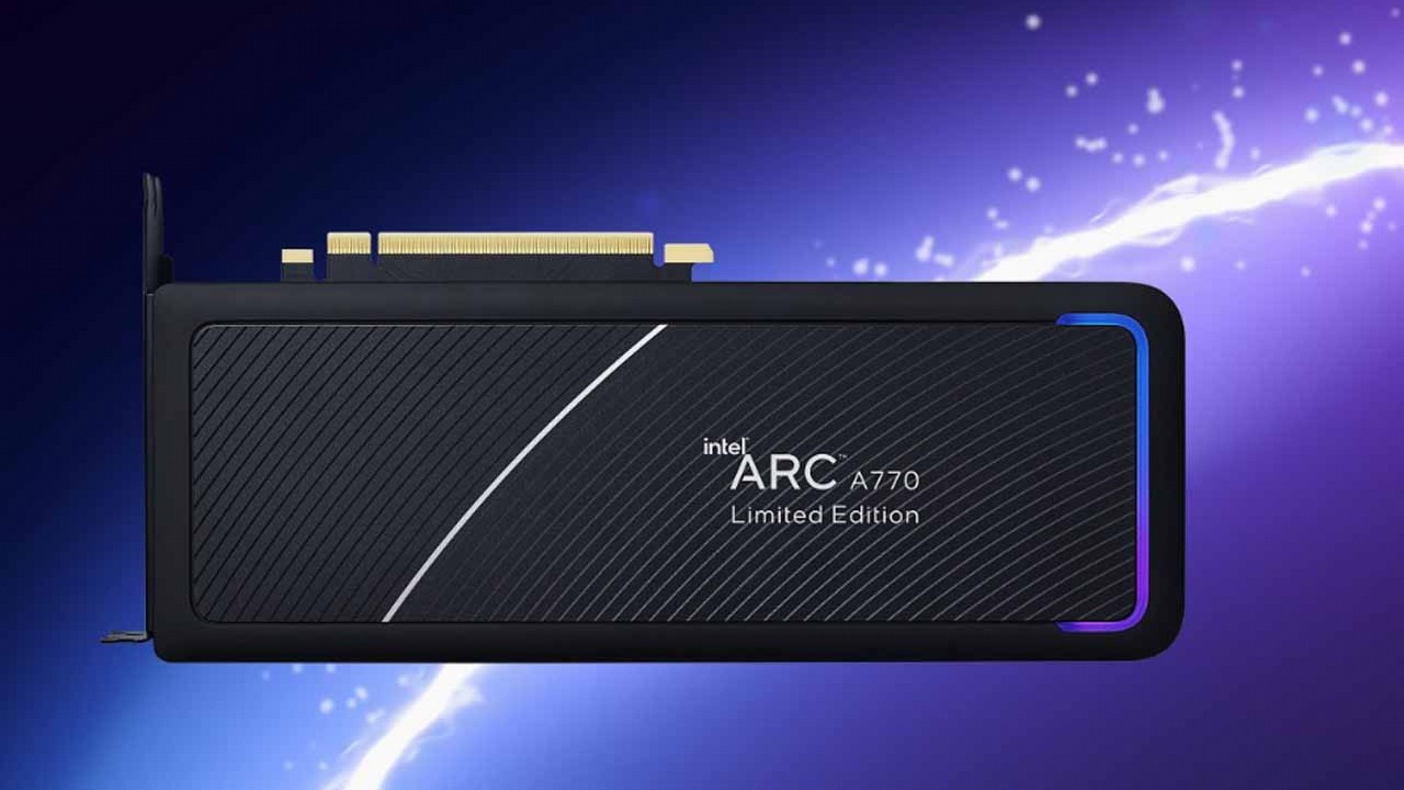 Intel wycofuje ze sprzedaży flagową kartę graficzną Arc w specjalnej edycji, źródło grafiki: Intel.