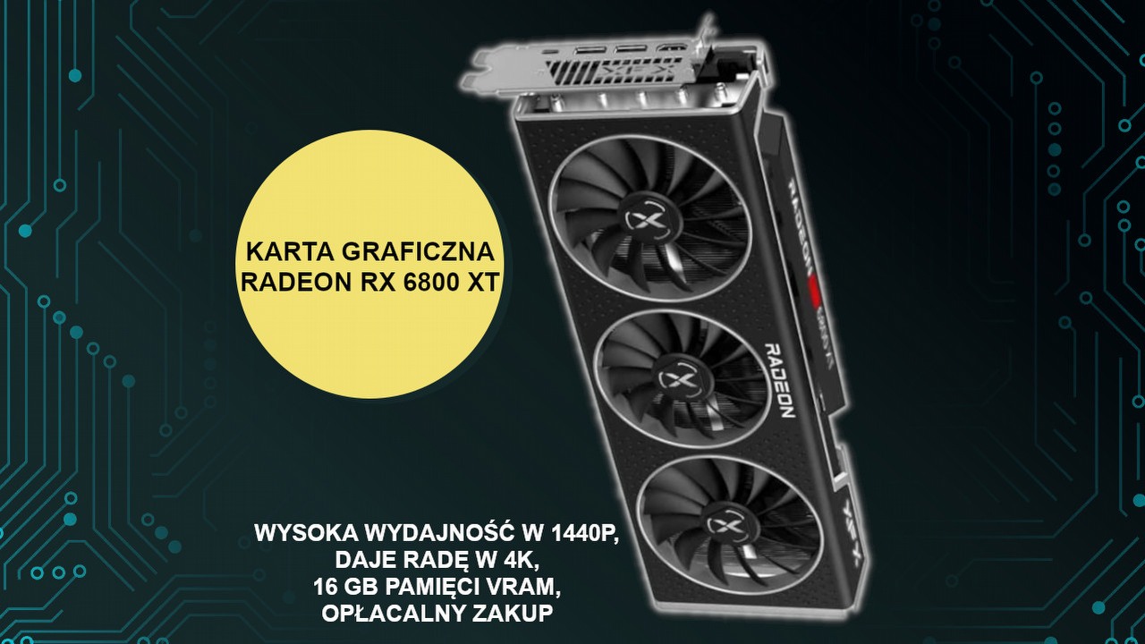 Radeon, który pokonuje RTX-a 3080, jest od niego tańszy i pobiera mniej prądu.