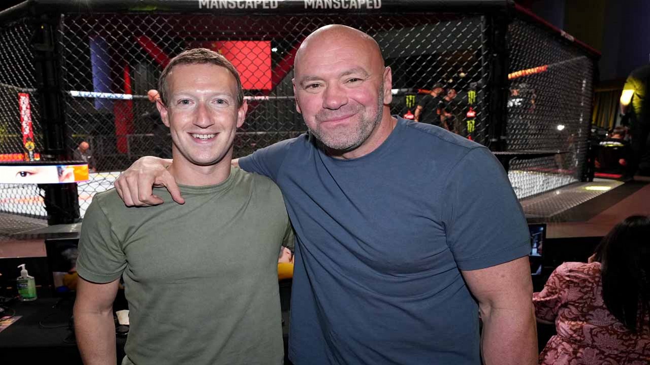 Myśleliście, że walka Musk vs. Zuckerberg to żart? Szef UFC mówi, że miliarderzy są „śmiertelnie poważni”, źródło grafiki: Twitter/UFC.