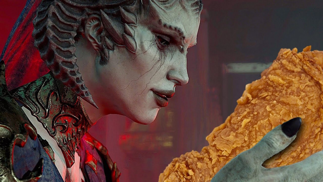 Romans Blizzarda z KFC zatacza coraz szersze kręgi, kurczaki Diablo dostępne również w Polsce, źródło grafiki: Blizzard Entertainment, Pixabay, WikimediaImages, Clker-Free-Vector-Images.