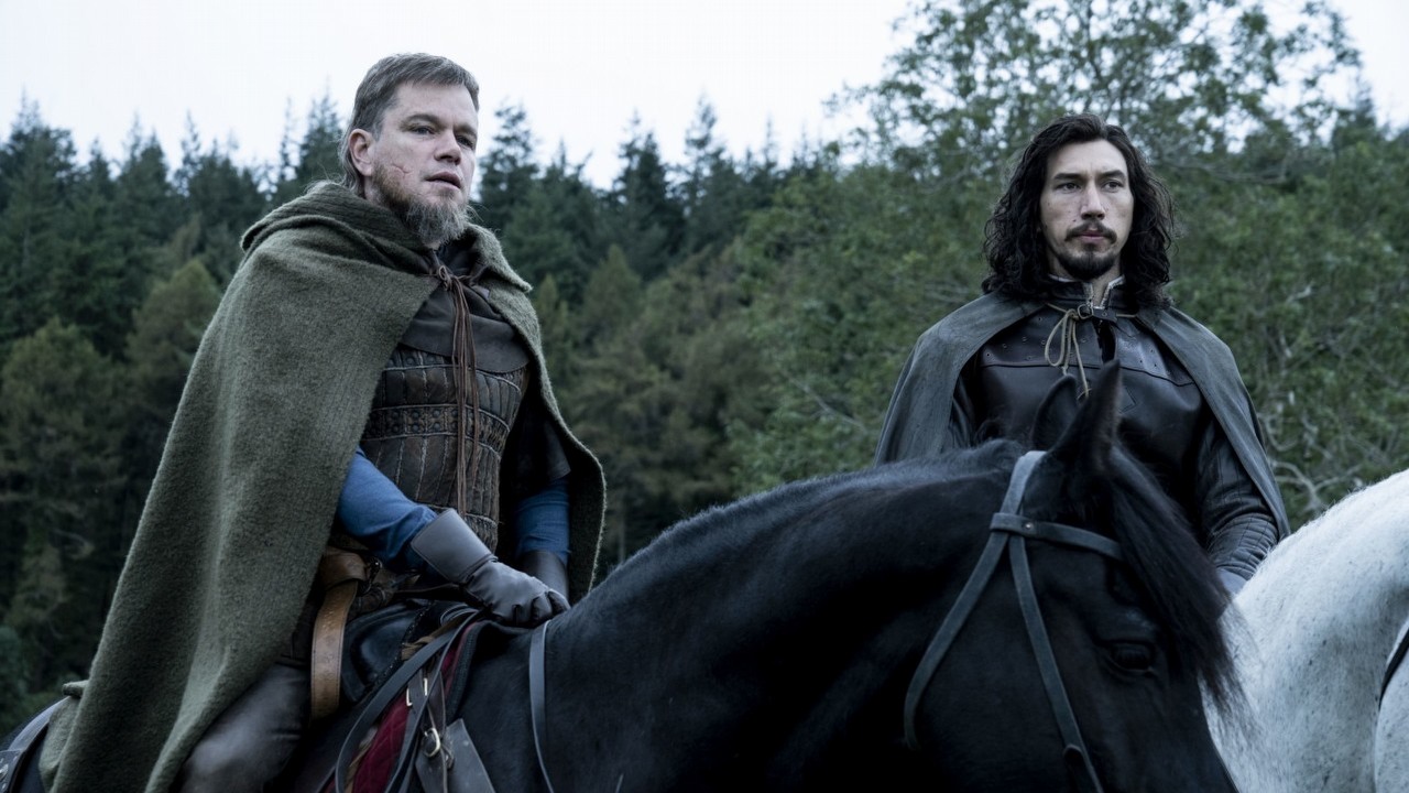 Ridley Scott winił milenialsów za porażkę tego filmu. Teraz obejrzysz go na Disney Plus, źródło grafiki: Ostatni pojedynek; reż. Ridley Scott; 20th Century Studios; 2021.