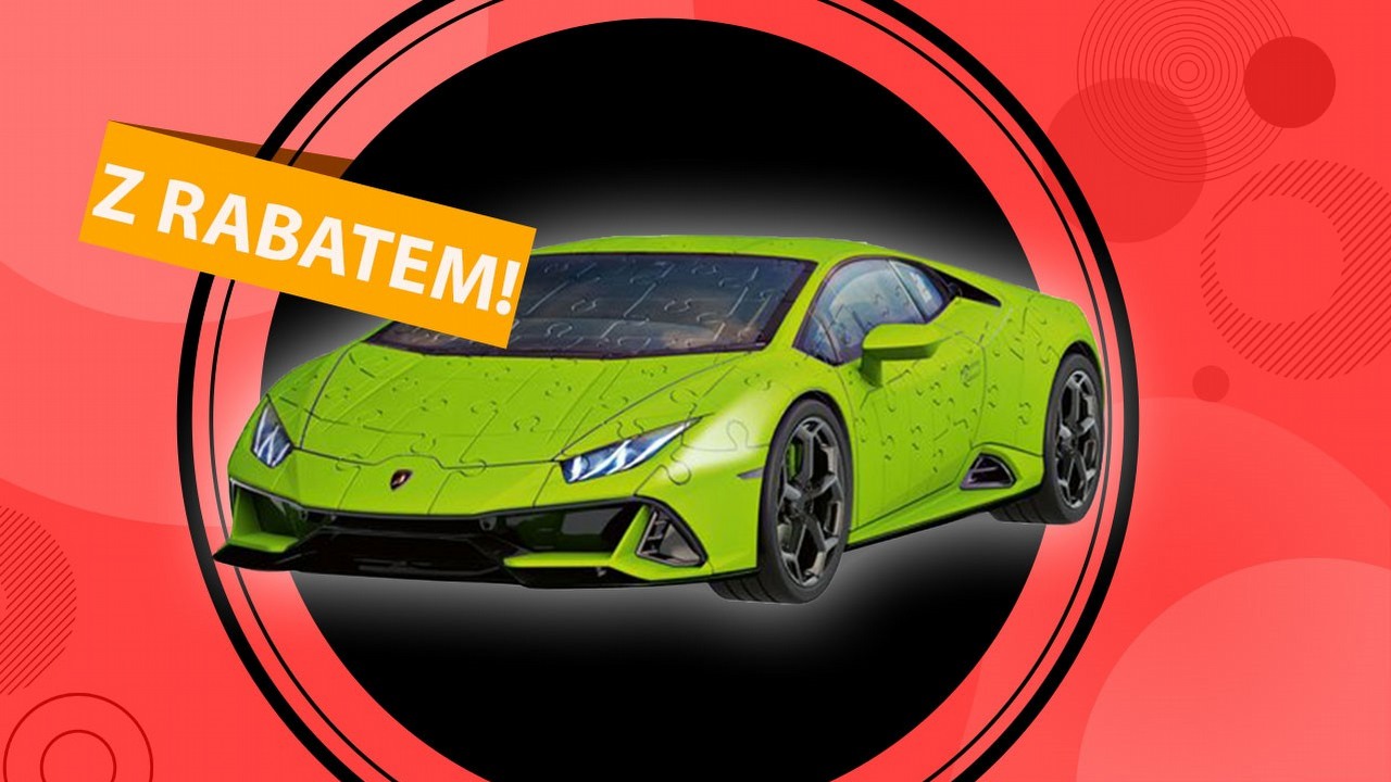 Jeśli nie stać Cię na prawdziwe Lamborghini, koniecznie sprawdź tę promocję na puzzle 3D.