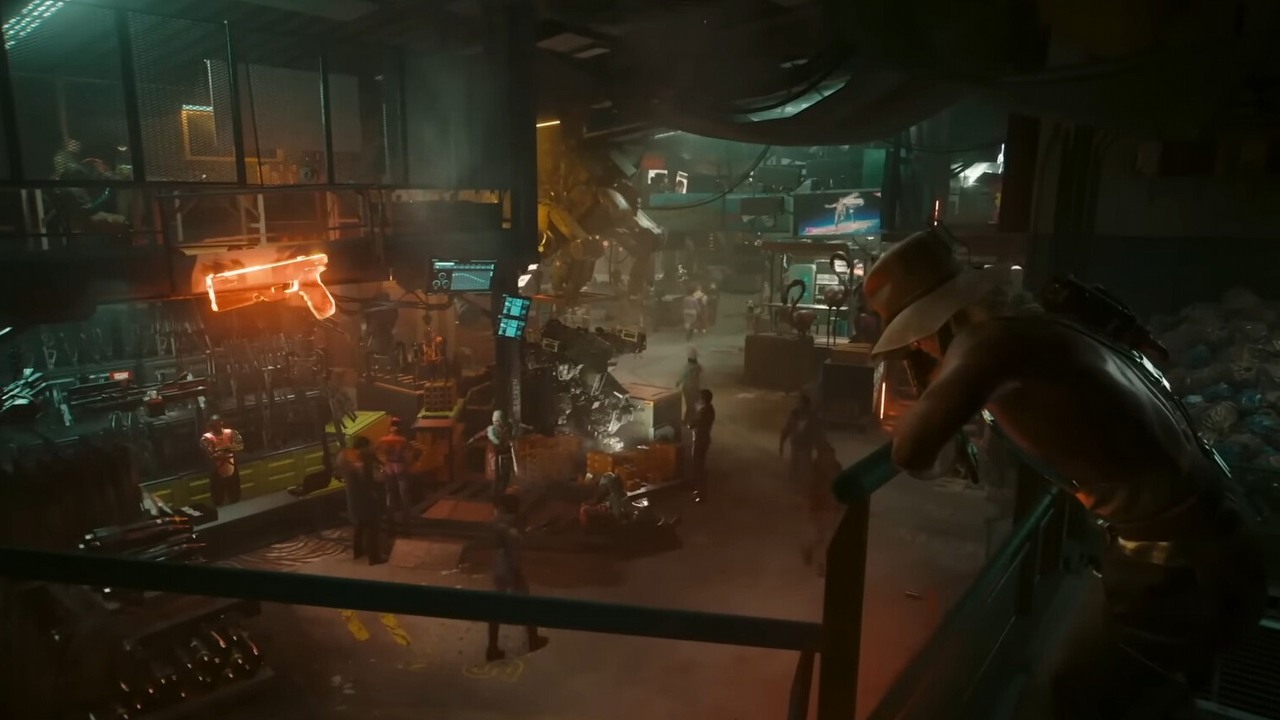 Efektowna grafika prezentuje nową lokację z Cyberpunk 2077: Phantom Liberty, źródło grafiki: Grupa CD Projekt..