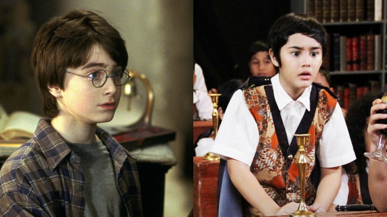 Podróbka Harry'ego Pottera z Indonezji kradnie wszystko z oryginału, tylko prezentuje to w gorszy sposób, źródło grafiki: Harry Potter i Kamień Filozoficzny; reż. Chris Columbus; Warner Cinema; 2001 / Alfa; MD Entertainment; 2015.