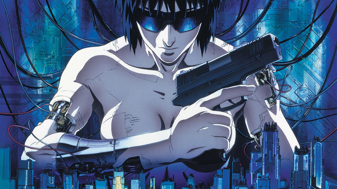 Te świetne anime obejrzysz na Amazon Prime Video, źródło grafiki: Ghost in the Shell, Mamoru Oshii, Manga Entertainment, 1995.