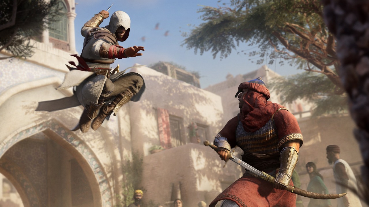 Basim z Assassin’s Creed: Mirage będzie mógł robić to, co Ezio; zobacz więcej gameplayu, źródło grafiki: Ubisoft..