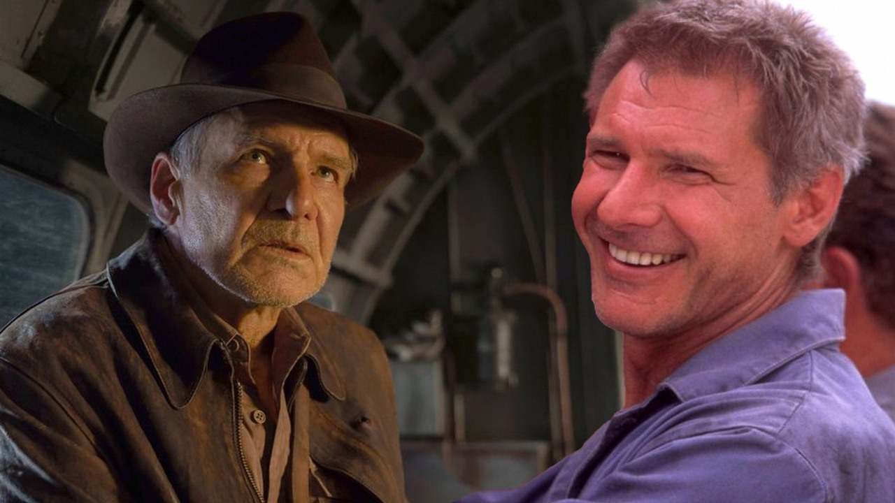 23 lata temu Harrison Ford śmiał się z żartów o graniu Indiany Jonesa w wieku 80 lat, źródło grafiki: Indiana Jones i Artefakt przeznaczenia, James Mangold, Lucasfilm, 2023 / Sześć dni, siedem nocy, Ivan Reitman, Caravan Pictures, 1998.