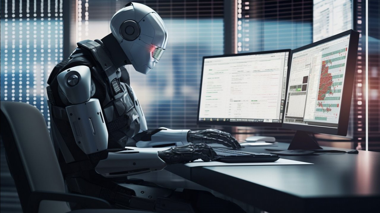 Część straci pracę, inni rozwiną skrzydła. Krzysztof Maj rozmawia z nami o AI, źródło grafiki: Midjourney.