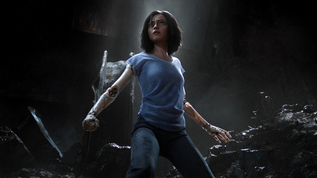 Alita: Battle Angel powróci i to nie tylko w jednym filmie. Potwierdził to James Cameron, źródło grafiki: Alita: Battle Angel, reż. Robert Rodriguez, 20th Century Fox, 2019..