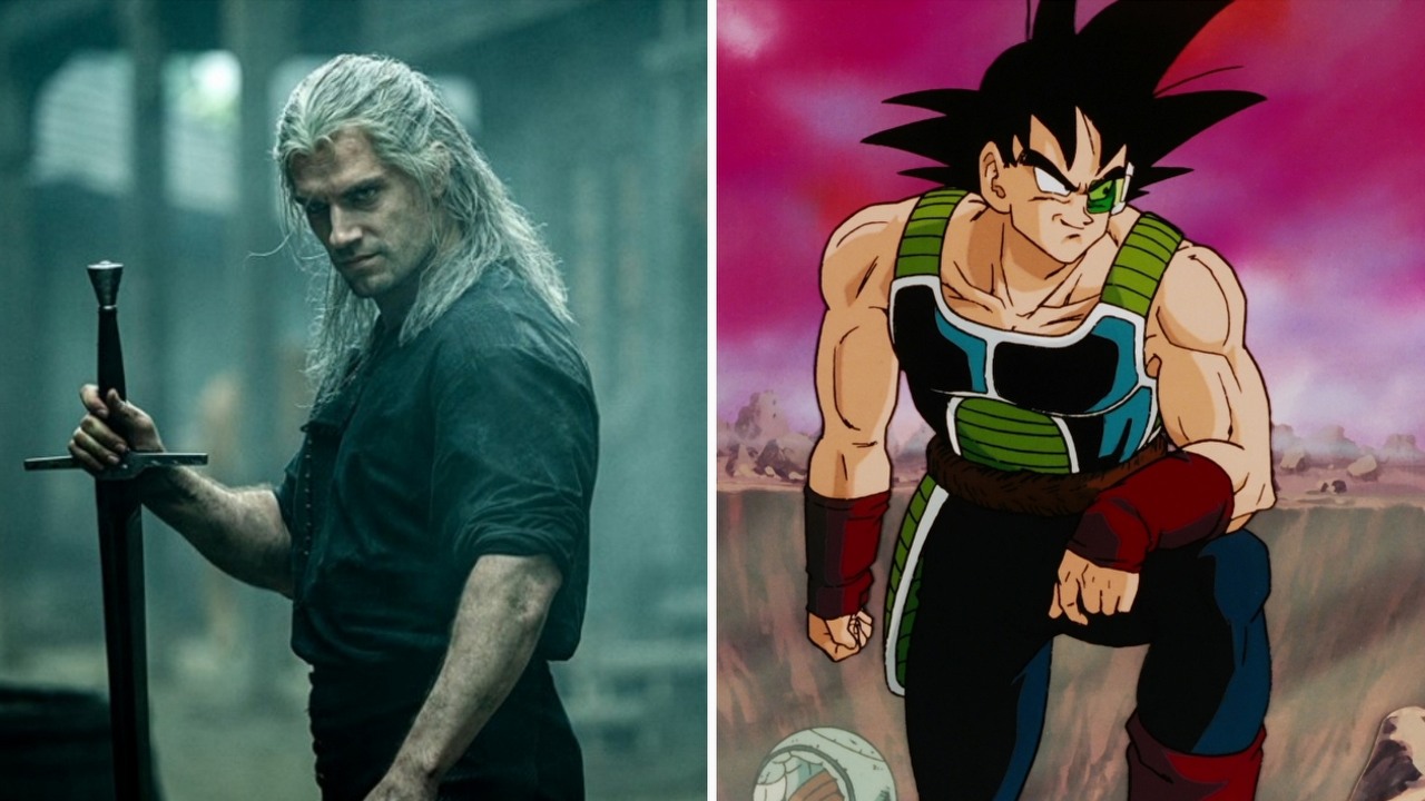 Henry Cavill po opuszczeniu Wiedźmina zostanie Bardockiem z Dragon Ball? Dzieło fana przedstawia tę nierealną wizję, źródło grafiki: Wiedźmin, Lauren Schmidt Hissrich, Netflix, 2019, Dragon Ball Super: Broly, Akira Toriyama, Bandai, 2018.