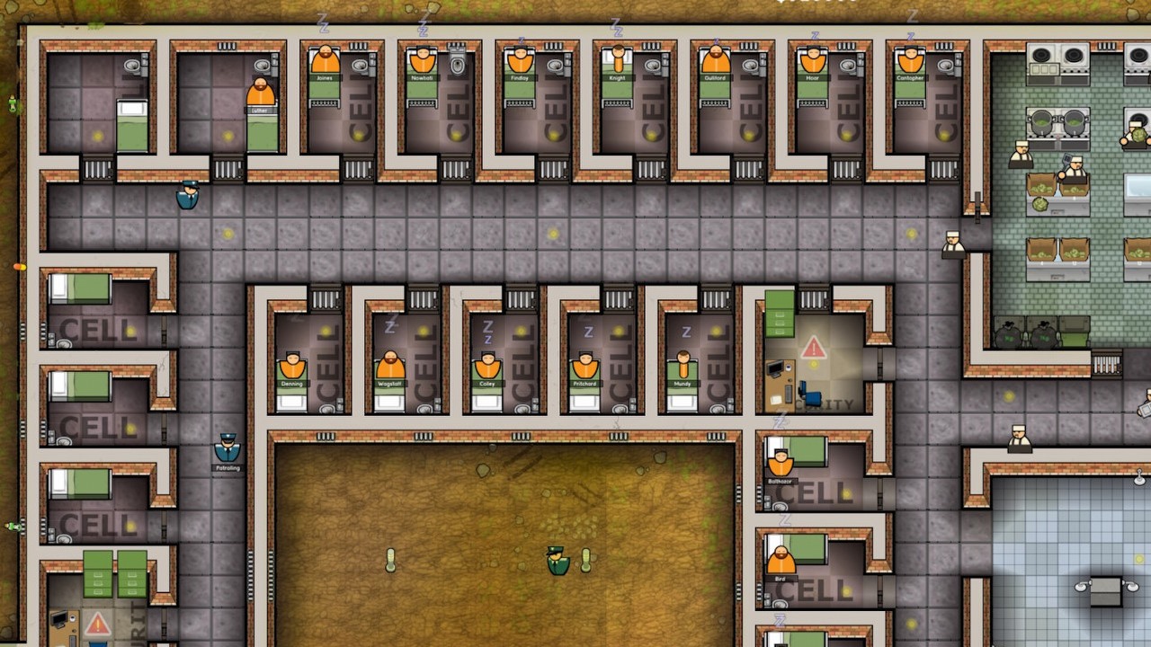 21,59 zł za znakomitą strategię o więziennictwie, promocja Steam, źródło grafiki: Introversion Software..