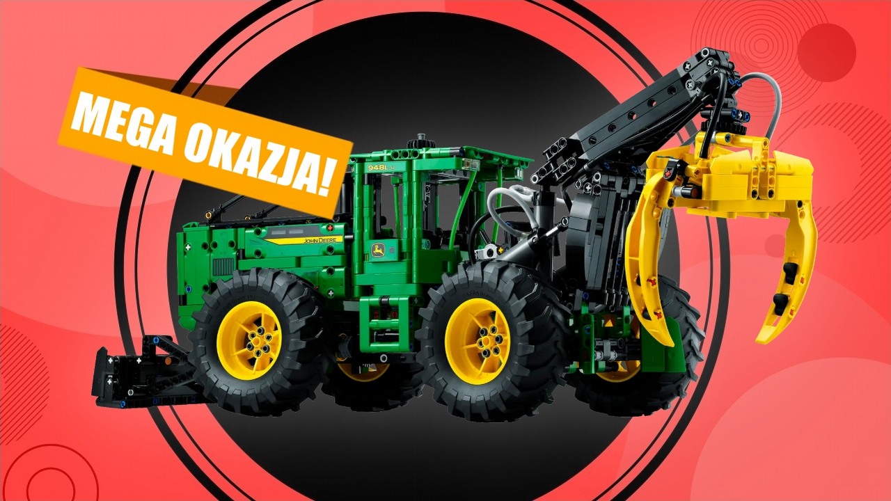 Ten zestaw LEGO nie był nigdy tak tani! Zbuduj jeden z największych pojazdów John Deere, źródło grafiki: LEGO.