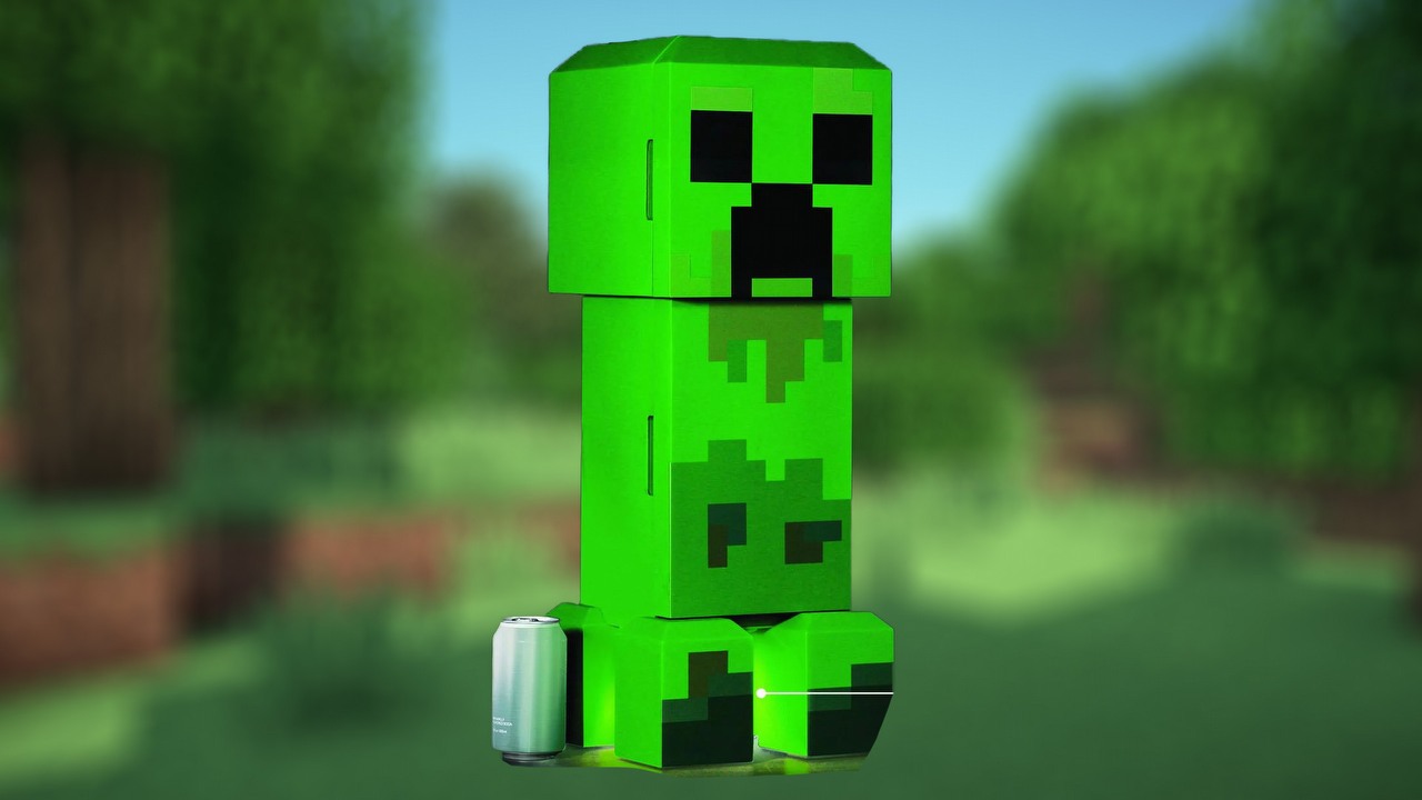 Ten gadżet to obowiązkowy prezent dla fanów Minecrafta na upalne dni, źródło grafiki: Własne.