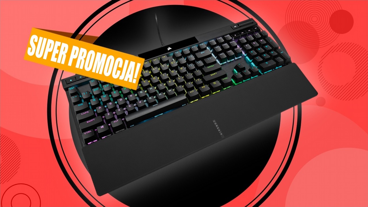 Ta klawiatura mechaniczna od Corsair w takiej cenie to prawdziwa rzadkość!, źródło grafiki: Corsair.