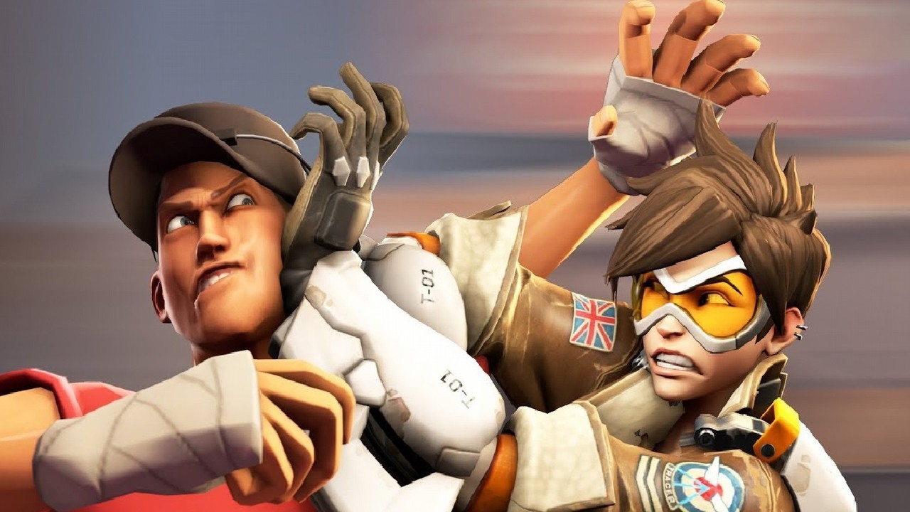 Gry Blizzarda trafią na Steam - wielki przełom w historii firmy, źródło grafiki: animacja „Overwatch vs. TF2” / The Winglet/ YouTube..