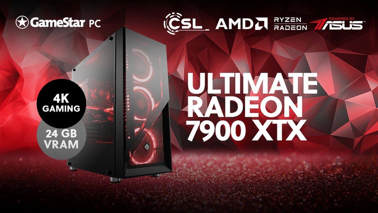 Ostateczny gamingowy PC 4K z podwójną mocą AMD, źródło grafiki: AMD.