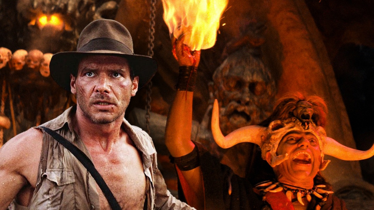 George Lucas zdradził, dlaczego Indiana Jones i Świątynia Zagłady jest prequelem, źródło grafiki: Indiana Jones i Świątynia Zagłady, Steven Spielberg, Lucasfilm, 1984.