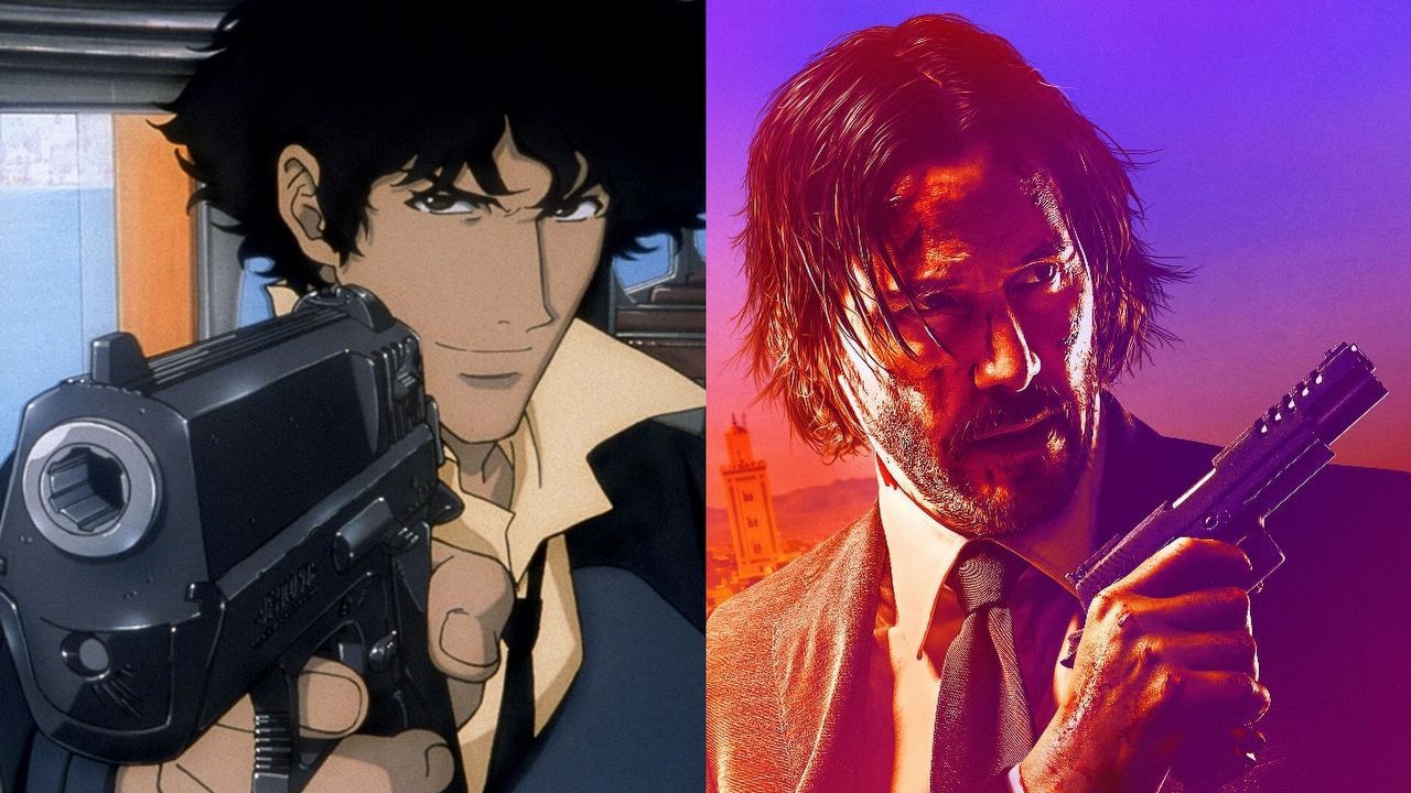 Twórcy Johna Wicka i Cowboya Bebopa łączą siły, by stworzyć pełne akcji anime sci-fi, źródło grafiki: John Wick 3, Chad Stahelski, Lionsgate, 2019 / Cowboy Bebop, Shinichiro Watanabe, Bandai Visual Company, 1998..