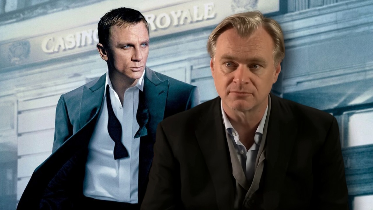 „Niesamowity zaszczyt”. Christopher Nolan chętnie nakręciłby film o Bondzie, ale ma pewne warunki, źródło grafiki: Casino Royale, Martin Campbell, Columbia Pictures, 2006 / YouTube, Josh Horowitz, 2023.
