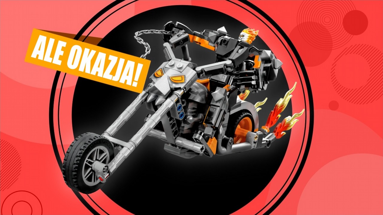 Zestaw LEGO Marvel Ghost Rider w historycznie niskiej cenie! Takiej promocji jeszcze nie było, źródło grafiki: LEGO.