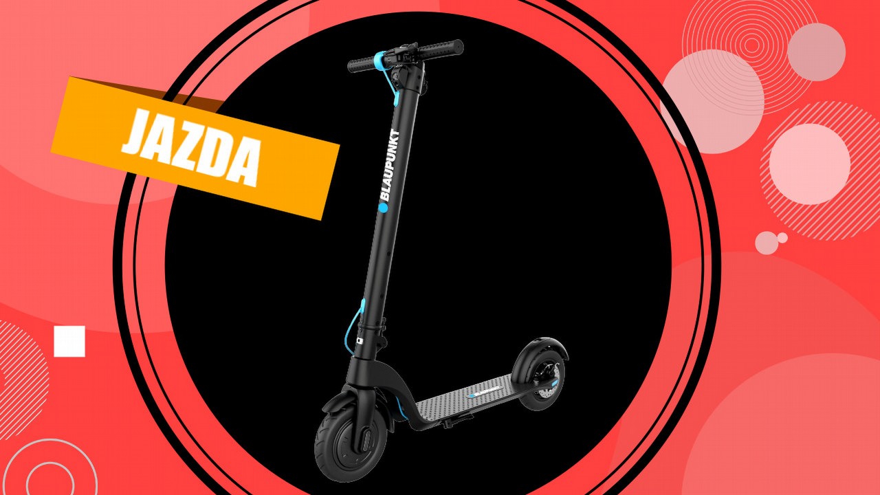 Hulajnogi elektryczne w dużej wyprzedaży; zostaw korki i wysokie ceny daleko w tyle, źródło grafiki: Blaupunkt.