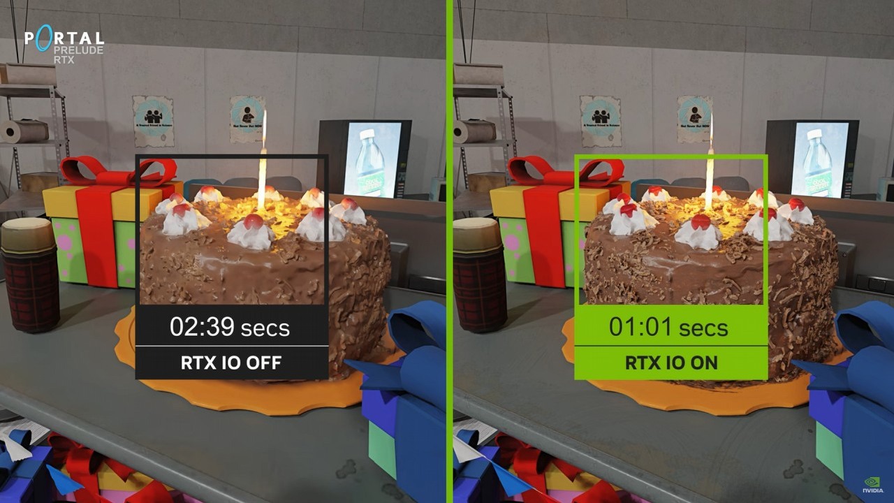 Dokucza Ci stuttering w grze? RTX IO od Nvidii ma szansę to zmienić, źródło grafiki: Nvidia.
