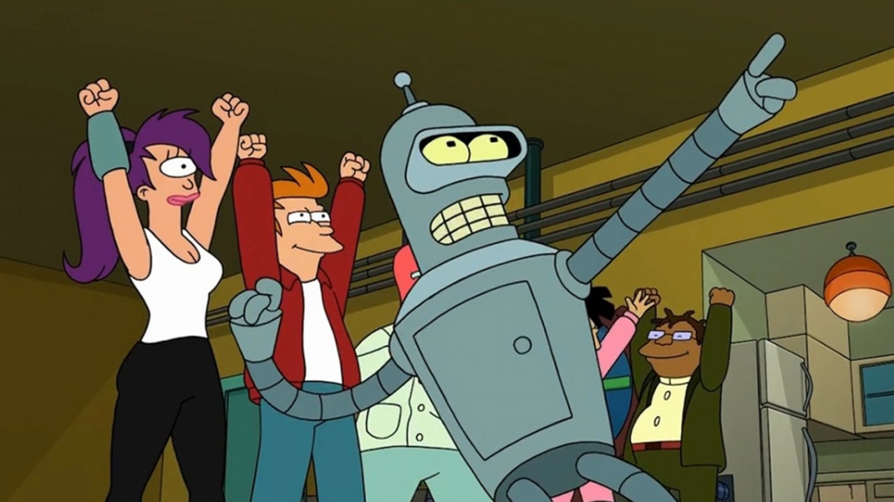 Po 10 latach powrócił jeden z najpopularniejszych seriali sci-fi w historii. Obejrzysz go na Disney Plus, źródło grafiki: Futurama, Matt Groening, Twentieth Century Fox Television, 1999.