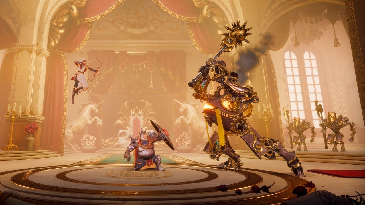 Trine 5 ma datę premiery. Nowy trailer pokazuje, co potrafi rycerz, który lubi placki, źródło grafiki: Frozenbyte / THQ Nordic..