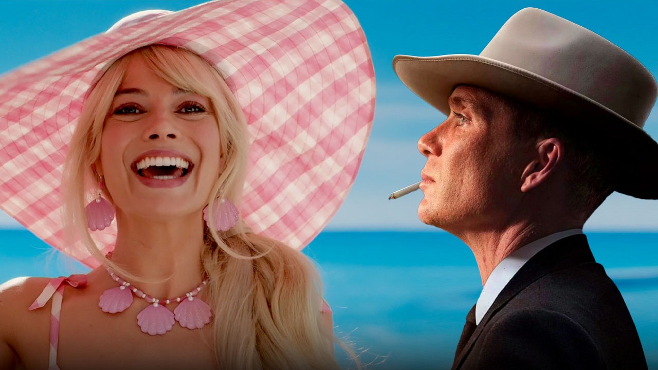 Do diabła z Marvelem. Barbenheimer może zmienić Hollywood na lepsze, źródło grafiki: Barbie, reż. Greta Gerwig, Warner Bros. 2023; Oppenheimer, reż. Christopher Nolan, Universal Pictures 2023.