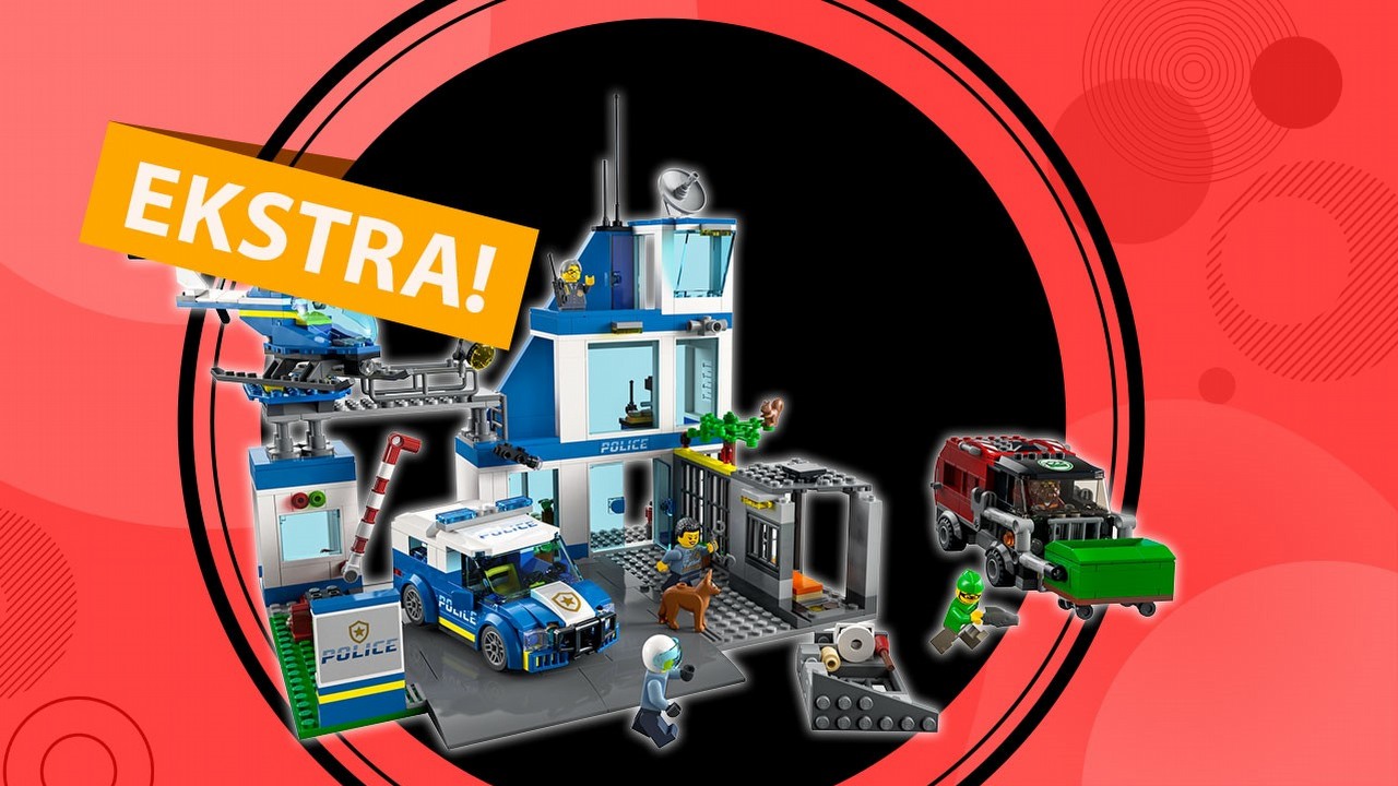 Zbuduj posterunek policji; świetne zestawy LEGO w gorącej promocji, źródło grafiki: LEGO; materiały promocyjne.