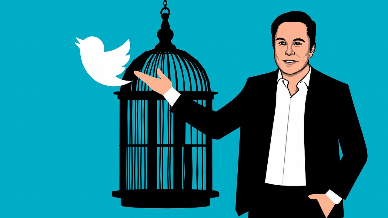Nowy Twitter z domyślnym ciemnym motywem; Elon Musk twierdzi, że to jedyny słuszny tryb, źródło grafiki: Mohamed Hassan/Pixabay.