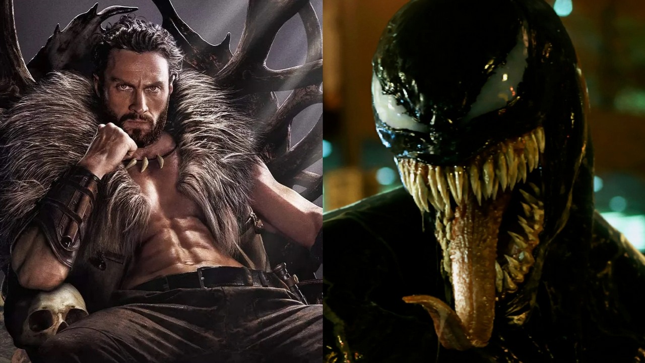 Kraven the Hunter pojawi się z dużym opóźnieniem. Sony zmienia daty premier i wreszcie ustalił ją Venomowi 3, źródło grafiki: Kraven the Hunter, J.C. Chandor, Sony Pictures Entertainment, 2024 / Venom, Ruben Fleischer, Sony Pictures Entertainment, 2018.
