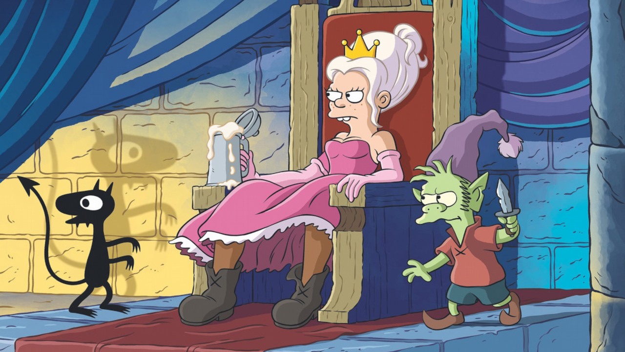 Ten serial fantasy Netflixa zakończy się na 5. sezonie. Ujawniono datę premiery i zwiastun, źródło grafiki: Rozczarowani, Matt Groening, Netflix, 2018..