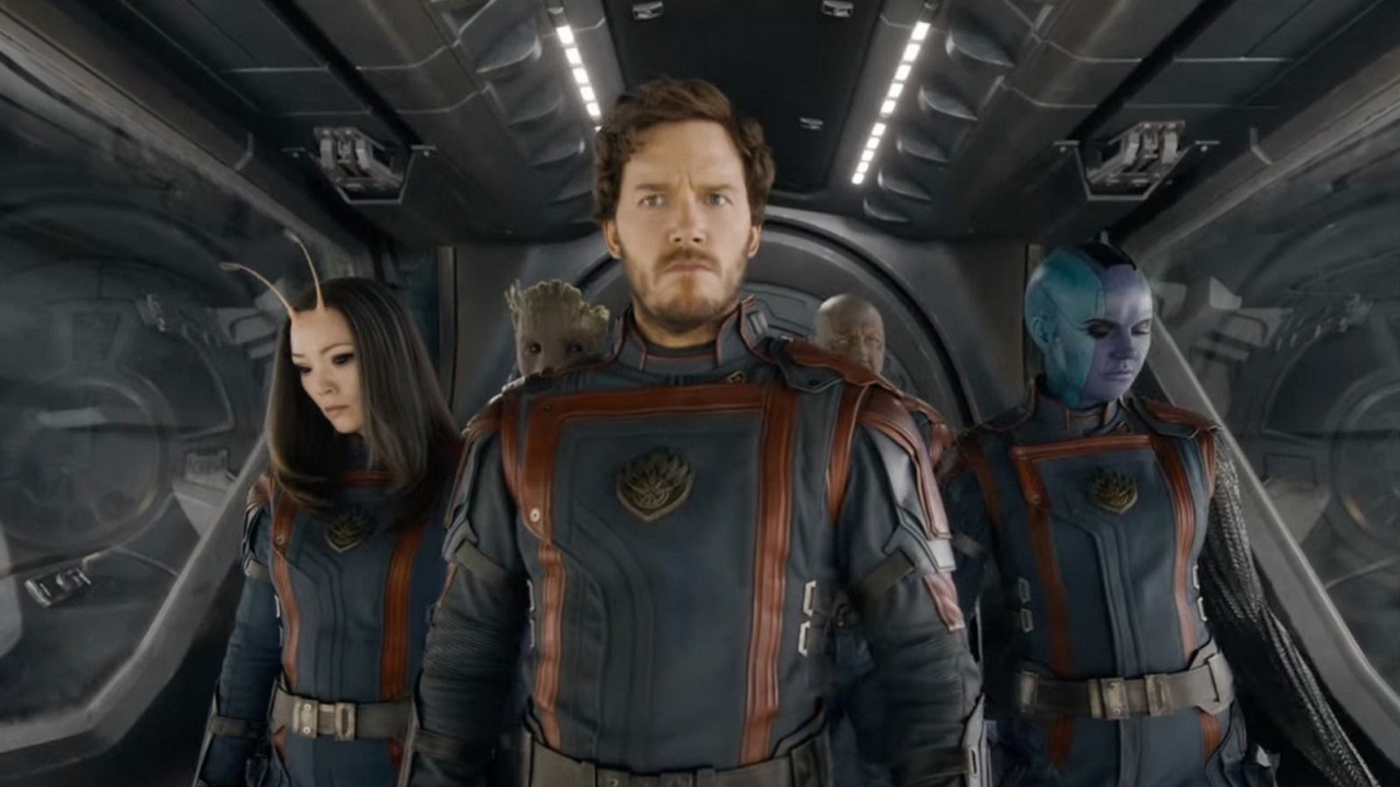 Strażnicy Galaktyki 3 od dziś podbijają Disney Plus, źródło grafiki: Strażnicy Galaktyki: Volume 3, James Gunn, Marvel Studios, 2023.