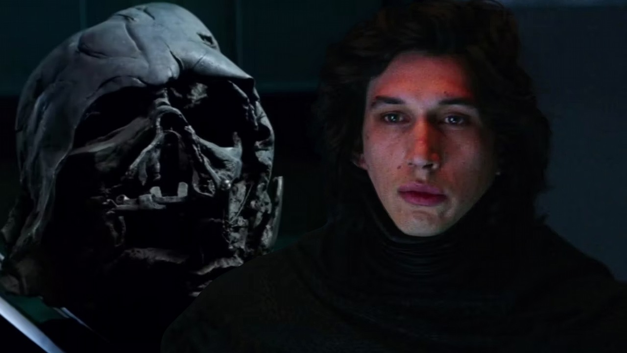 Jak Kylo Ren wszedł w posiadanie hełmu Dartha Vadera? Poznaliśmy możliwą odpowiedź, źródło grafiki: Gwiezdne wojny: Przebudzenie Mocy, J.J. Abrams, Lucasfilm, 2015.