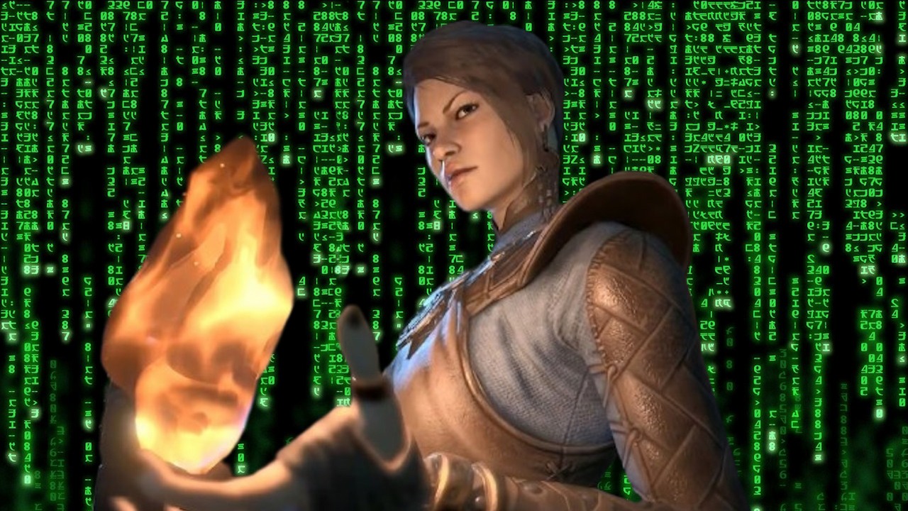 Diablo 4 jak błąd w Matrixie; gracz użył najdziwniejszego przedmiotu w Sezonie 1. do stworzenia działającego builda, źródło grafiki: Blizzard Entertainment/Matrix..