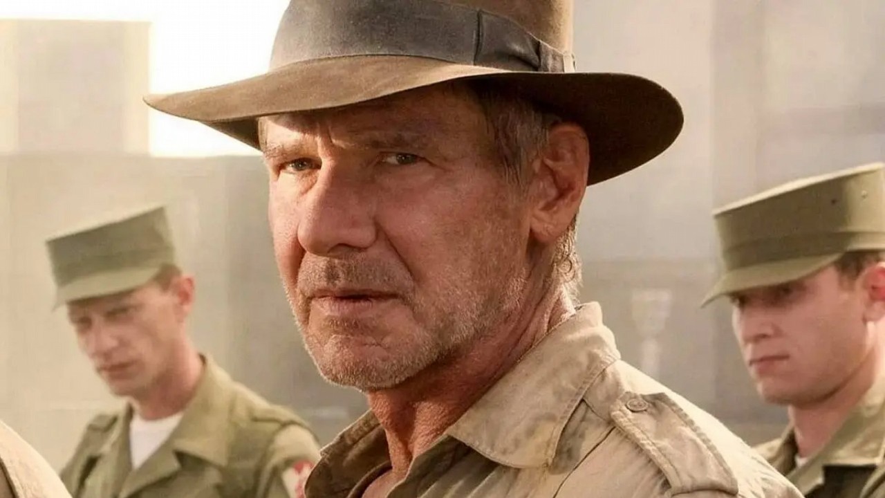Jak Harrison Ford podchodził do pracy na planie Marvela? Anthony Mackie opowiedział o nastawieniu gwiazdora, źródło grafiki: Indiana Jones i artefakt przeznaczenia; reż. James Mangold; Walt Disney Studios Motion Pictures; 2023.