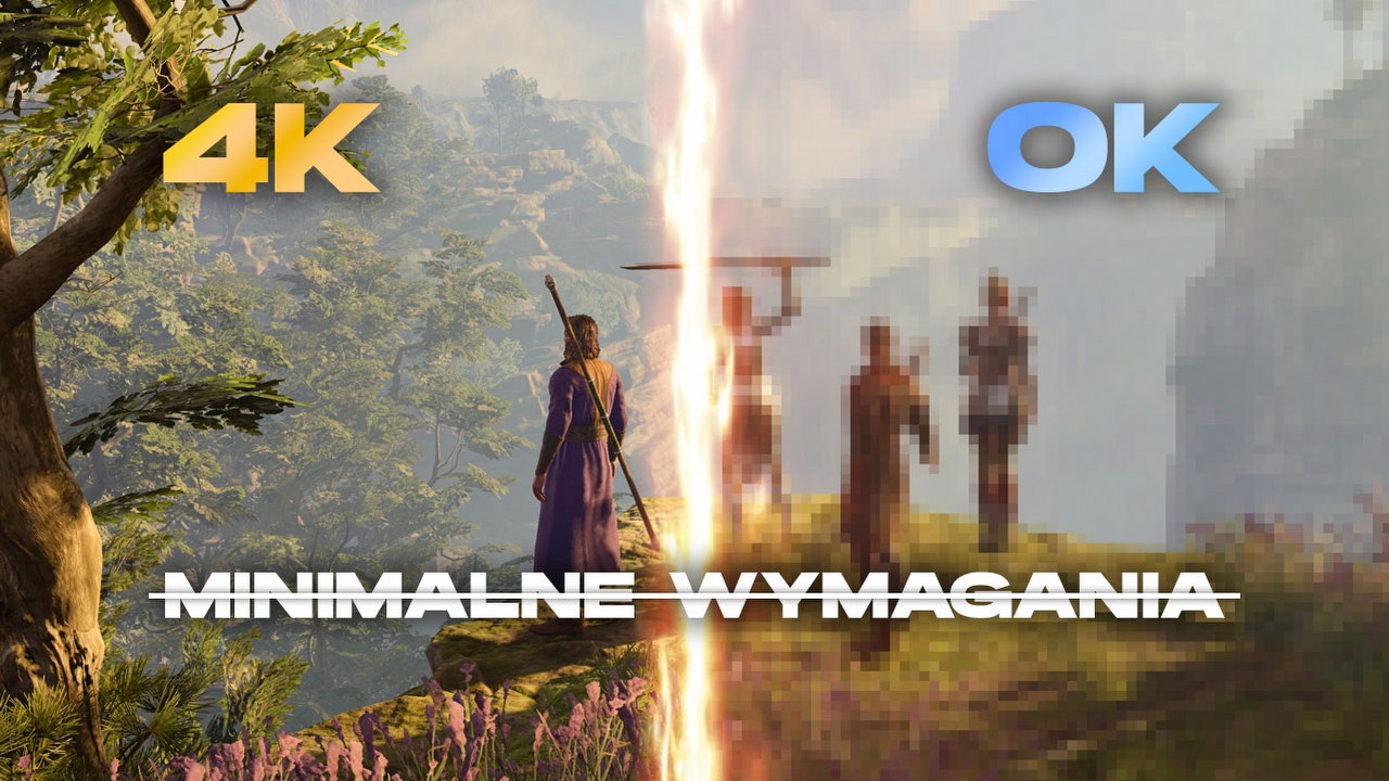 Czy da się grać w Baldur's Gate 3 poniżej minimalnych wymagań sprzętowych? Sprawdziliśmy to, źródło grafiki: własne.