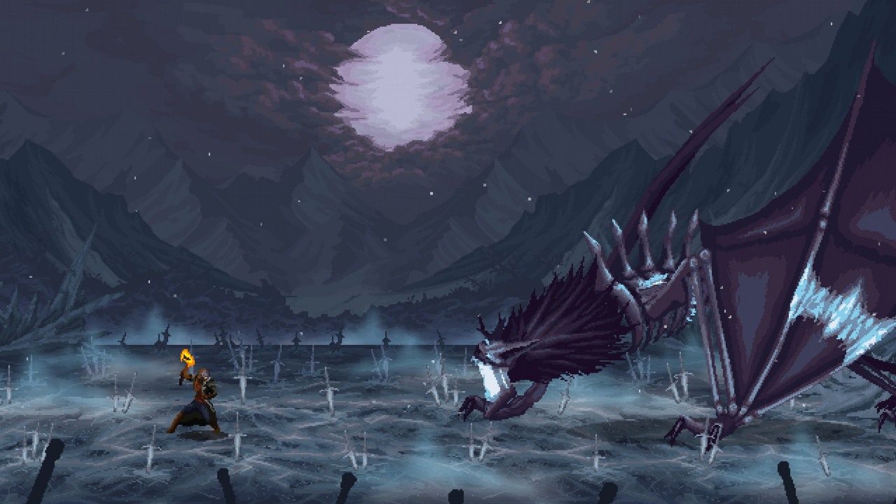 Mroczny gameplay The Last Faith mocno „pachnie” Bloodborne i Blasphemous, źródło grafiki: store.steampowered.com.